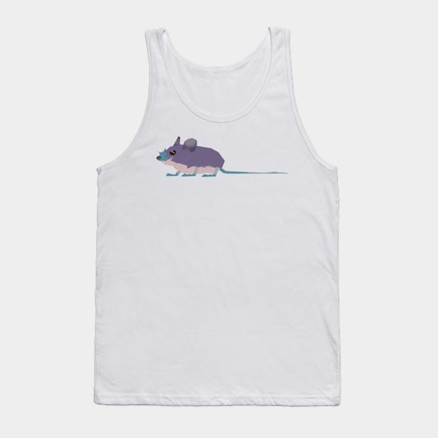 Cute Mouse Tank Top by DMurrayArtist